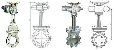 電動(dòng)刀型閘閥圖片
